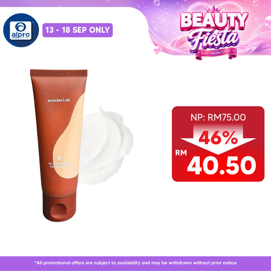 WonderLab BEL-AEK Ageless TXA Cleanser 100mL | Mochi-Like Texture for Smooth Skin