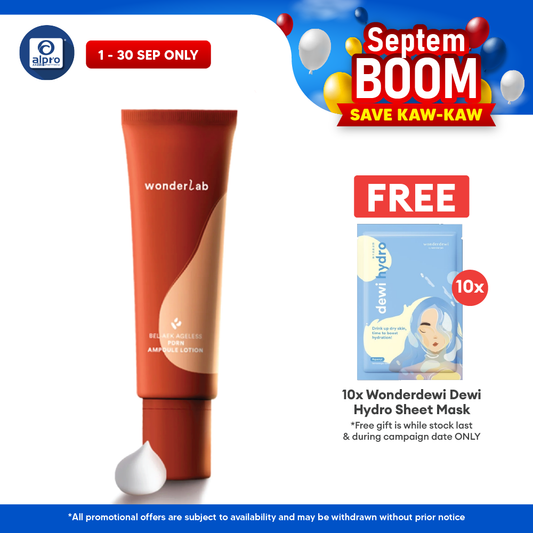 WonderLab BEL-AEK Ageless PDRN Ampoule Lotion 50mL | Boost Renewal & Firmness WONDERLAB