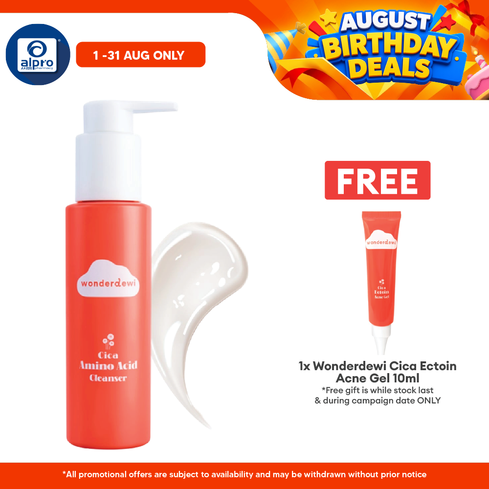 WonderDewi Cica Amino Acid Cleanser 100mL | Ideal for Sensitive Skin WonderDewi
