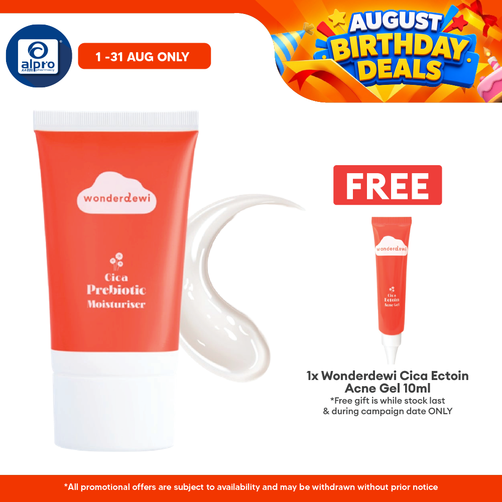 WonderDewi Cica Probiotic Moisturizer 50mL | Intense Hydration & Lightweight WonderDewi