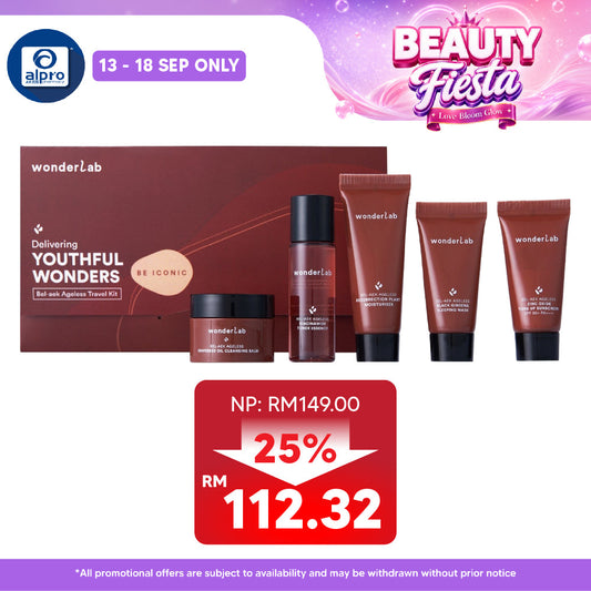WonderLab BEL-AEK Ageless Travel Kit Packed Set 5s | Quick Skin Care On The Go