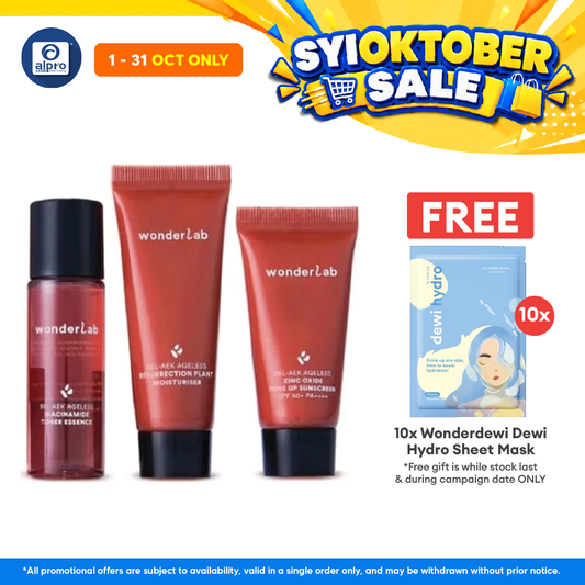 WonderLab BEL-AEK Ageless Basic Travel Kit Travel Kit 3s | Quick Skin Care On The Go