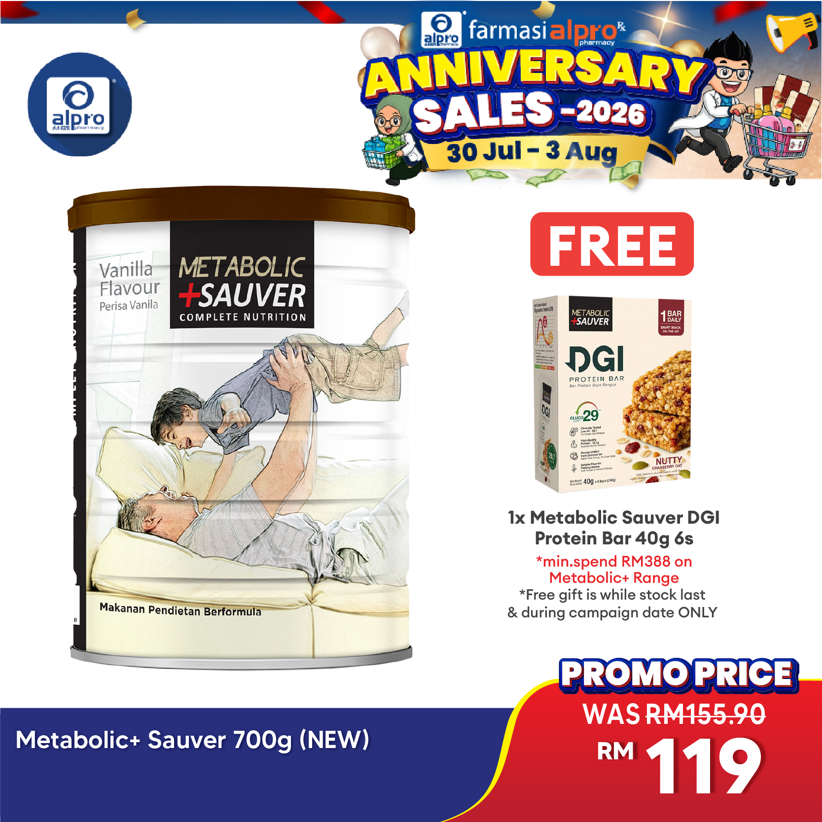 Metabolic+ Sauver 700g (NEW) Metabolic+