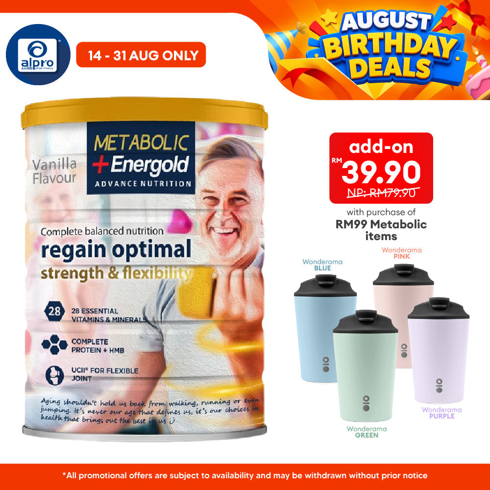 Metabolic+ Energold 850g (New) | Energy, Muscle & Joint Support Metabolic+