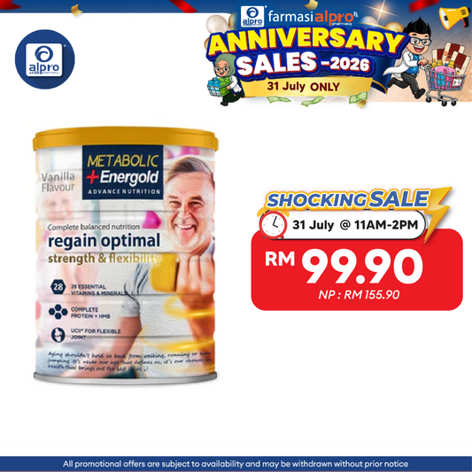 Metabolic+ Energold 850g (New) | Energy, Muscle & Joint Support Metabolic+