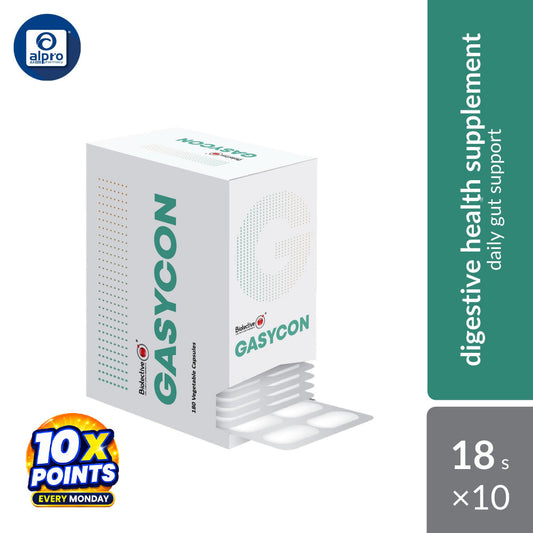 Biotective Gasycon 18s X 10s | Daily Gut Support Biotective