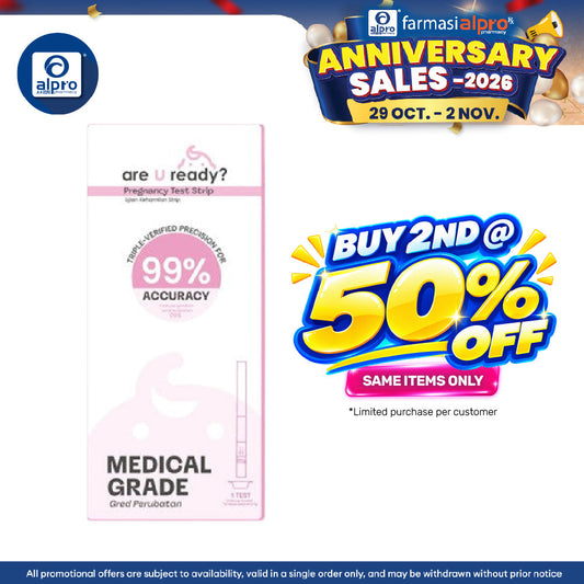 "Are U Ready" Pregnancy Test UPT (Test Strip) 1s | 99% Accuracy