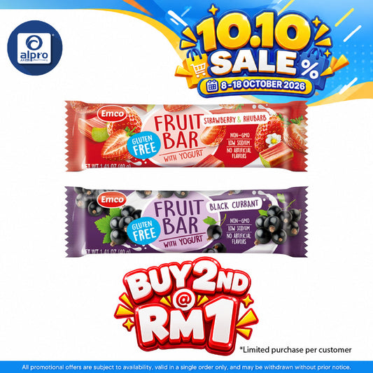 Emco Yogurt Fruit Bar (Strawberry/ Blackcurrant) | Gluten Free & No Artificial Flavours