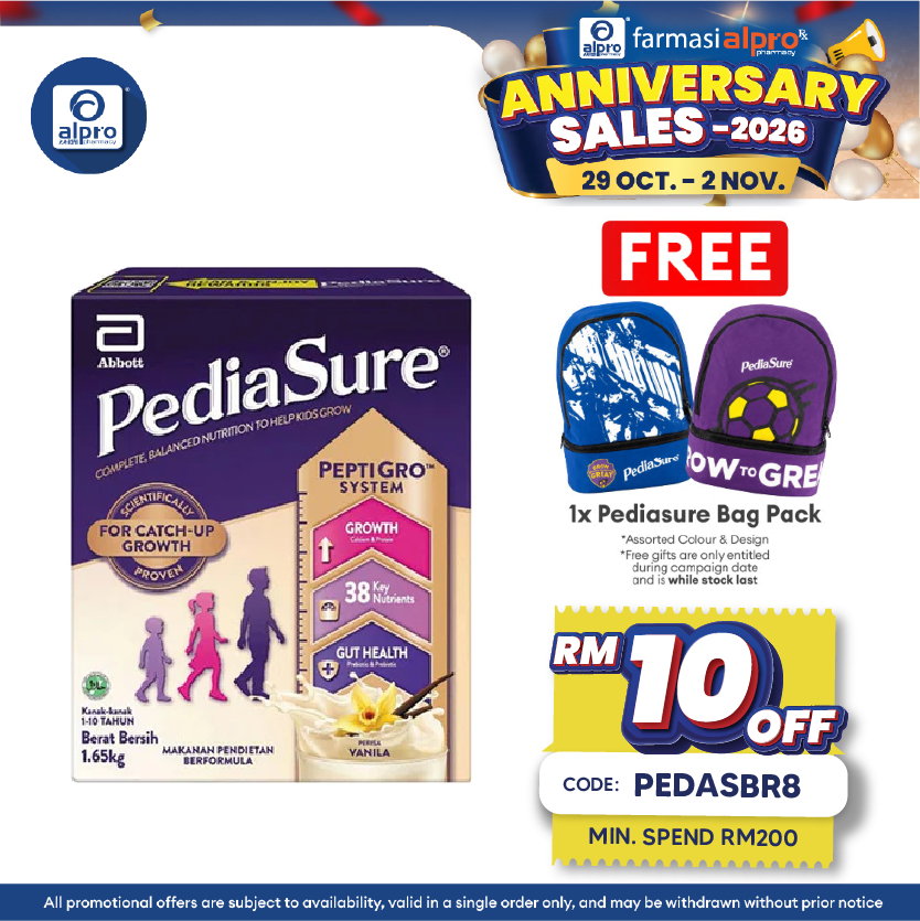Abbott PediaSure PeptiGro Vanilla 1.65kg | Complete Nutrition for Growing Children