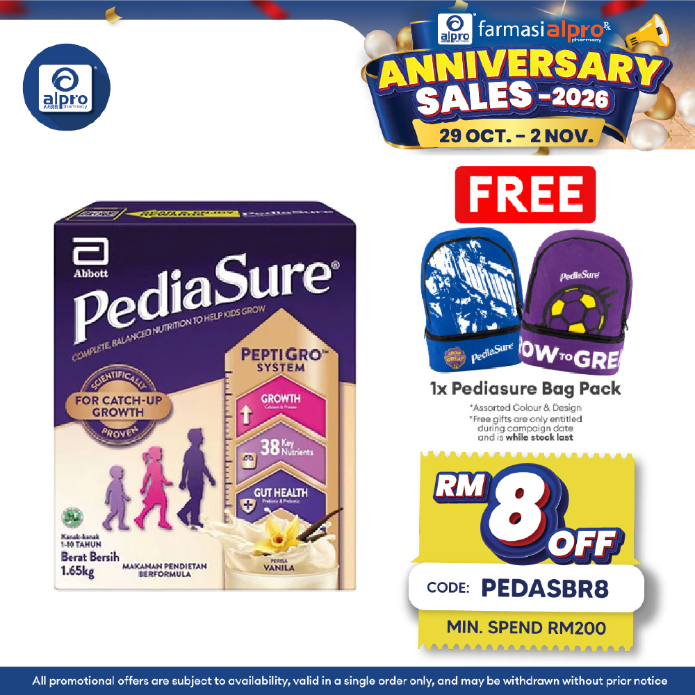 Abbott PediaSure PeptiGro Vanilla 1.65kg | Complete Nutrition for Growing Children