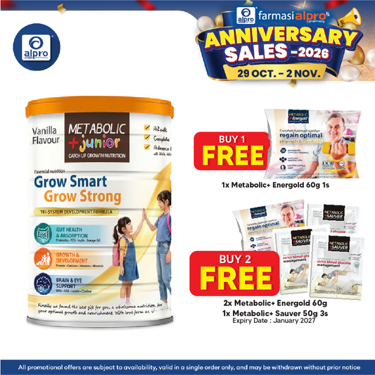 Metabolic+ Junior 700g Children's Growing Up Nutrition | For Children Age 1 Year Old & Above (NEW)