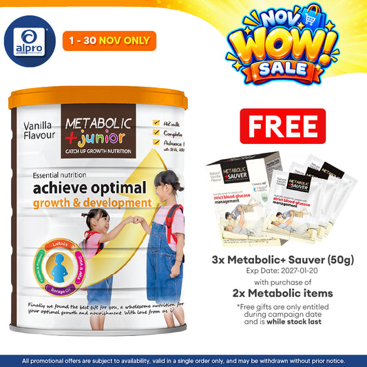 Metabolic+ Junior 700g Children's Growing Up Nutrition | For Children Age 1 Year Old & Above (NEW)