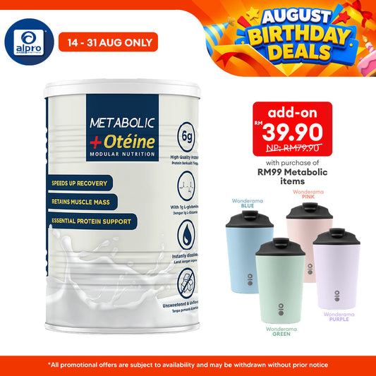 Metabolic+ Oteine 350g | Premium New Zealand Whey Protein (NEW) Metabolic