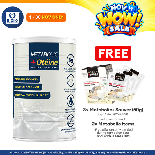 Metabolic+ Oteine 350g | Premium New Zealand Whey Protein (NEW)