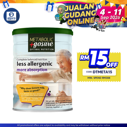 Metabolic+ Gosure 700g (New) | Netherlands Goat Milk Metabolic