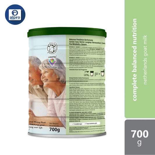 Metabolic + Gosure 700g (New) | Netherlands Goat Milk Metabolic+