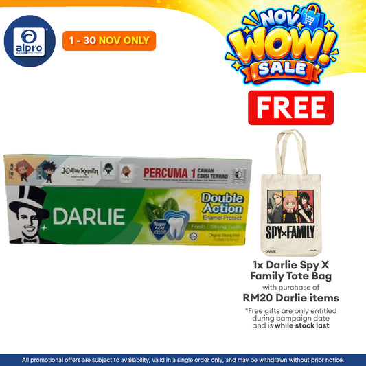 Darlie Double Action Strong Mint 200g 2s | Free Jujutsu Kaisen Mug