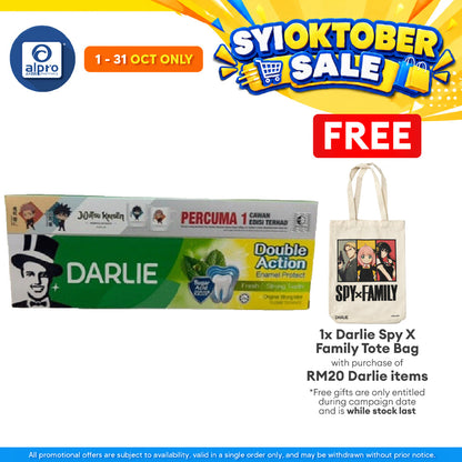 Darlie Double Action Strong Mint 200g 2s | Free Jujutsu Kaisen Mug
