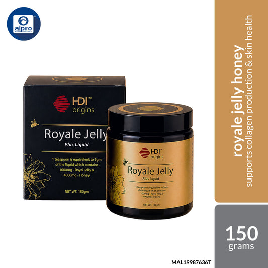 HDI Origins Liquid Royale Jelly 150g | Supports Collagen Production & Skin Health