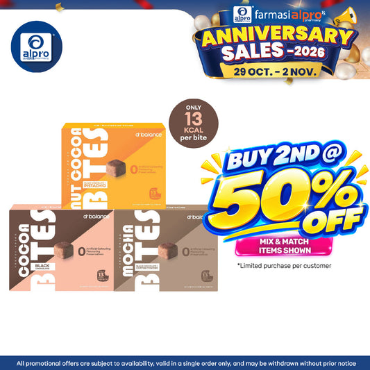 Dr Balance Cocoa Bites 2g 20s (Black Choc+Pistachio/Black Chocolate/Black Choc+Coffee)