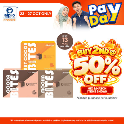 Dr Balance Cocoa Bites 2g 20s (Black Choc+Pistachio/Black Chocolate/Black Choc+Coffee)