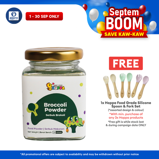 Hoppa Broccoli Powder 50g | Aids Bowel Movement Hoppa