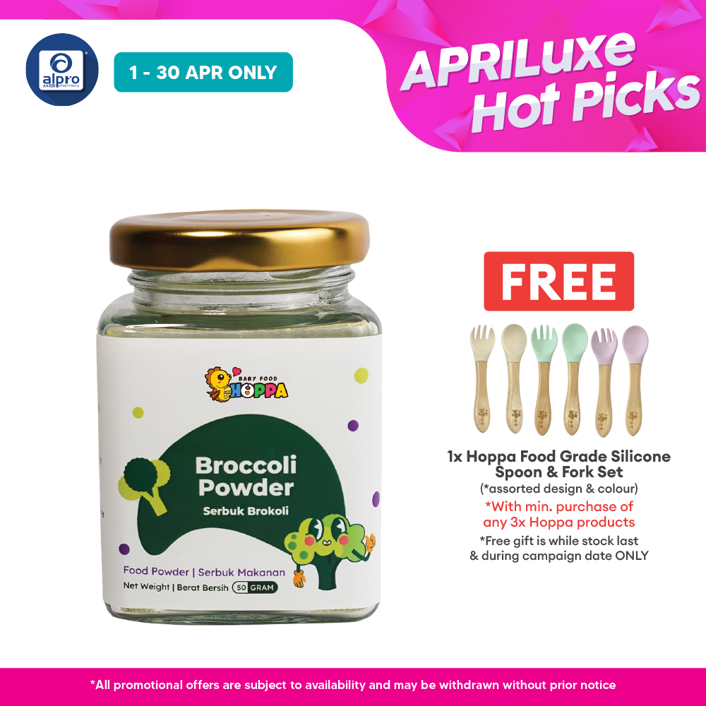 Hoppa Broccoli Powder 50g | Aids Bowel Movement Hoppa
