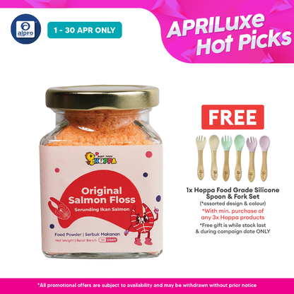Hoppa Original Salmon Floss 50g | Rich In Omega 3 & DHA Hoppa