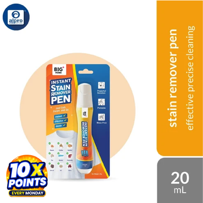 Big+ Instant Stain Remover Pen 20mL | Effective Precise Cleaning