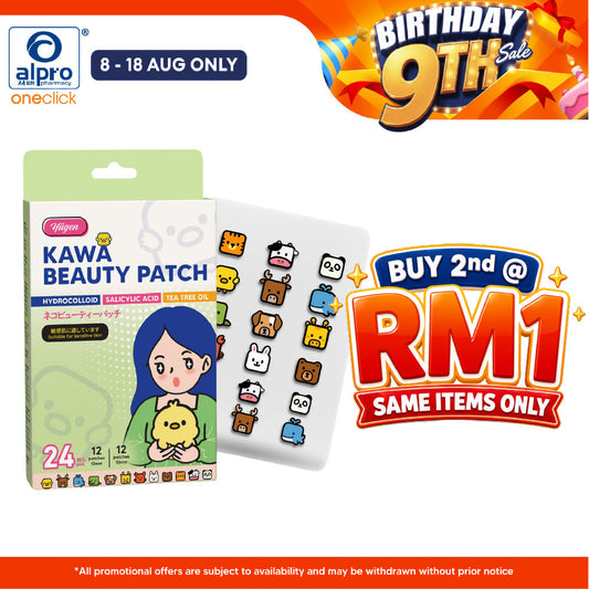Yugen Kawa Beauty Patch 24s | Cute Animal Acne Patch for Sensitive Skin Yugen