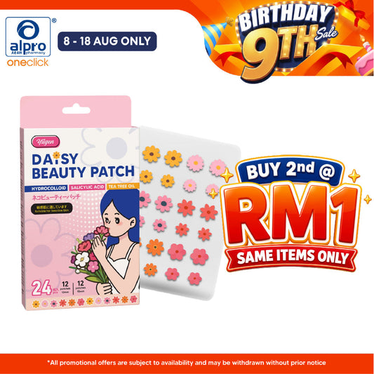 Yugen Daisy Beauty Patch 24s | Floral Acne Patch for Sensitive Skin Yugen