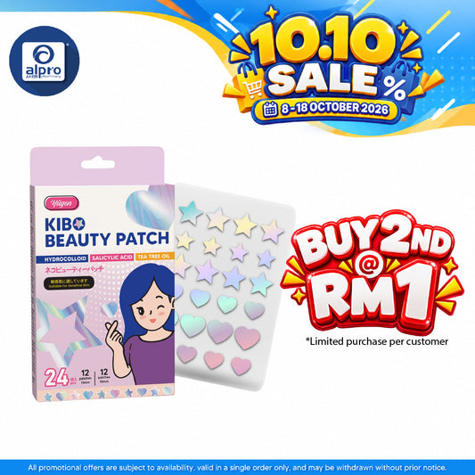 Yugen Kibo Beauty Patch 24s | Star & Heart Acne Patch for Sensitive Skin