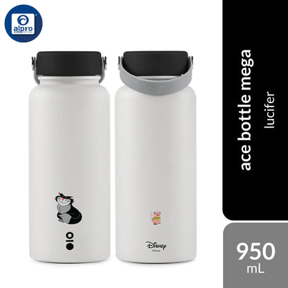 Montigo Disney Cats Ace Bottle Mega (Lucifer/ Mochi/ Cheshire) 950mL | Disney’s Iconic Whimsical Cats Montigo