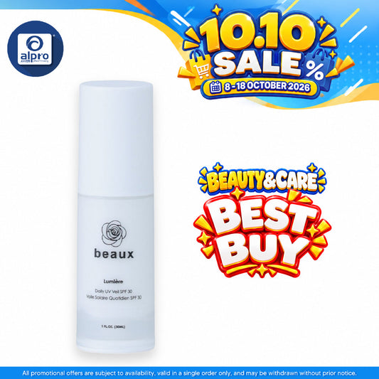 beaux Lumière Daily UV Veil SPF30 30ml | UVA / UVB Protection