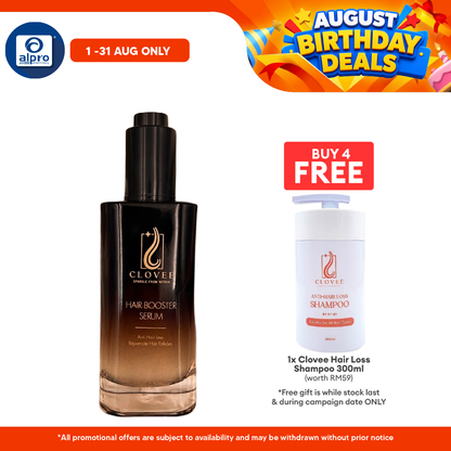 Clovee Hair Booster Serum 100mL | Deeply Nourish, Rejuvenate Hair Scalp & Promote Optimal Hair Growth Clovee