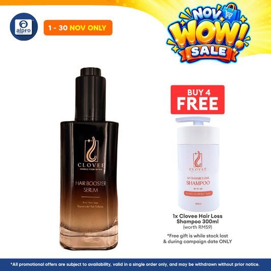 Clovee Hair Booster Serum 100mL | Deeply Nourish, Rejuvenate Hair Scalp & Promote Optimal Hair Growth