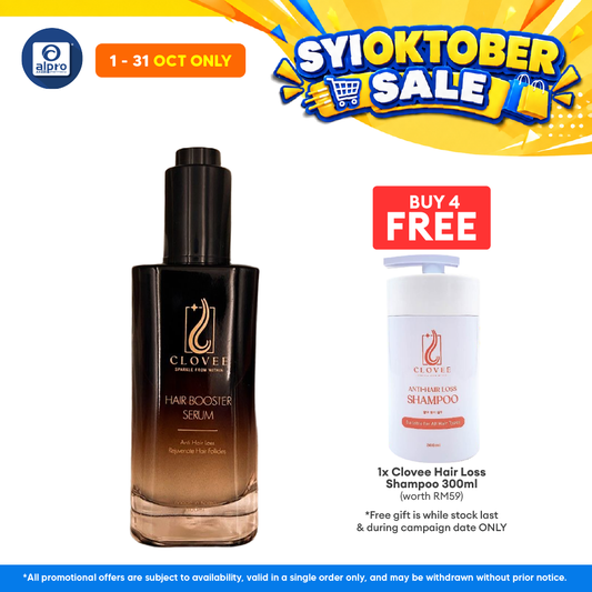 Clovee Hair Booster Serum 100mL | Deeply Nourish, Rejuvenate Hair Scalp & Promote Optimal Hair Growth