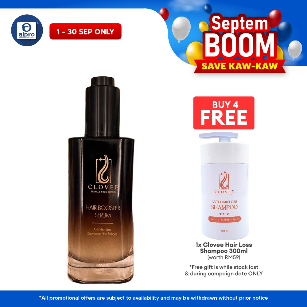 Clovee Hair Booster Serum 100mL | Deeply Nourish, Rejuvenate Hair Scalp & Promote Optimal Hair Growth Clovee