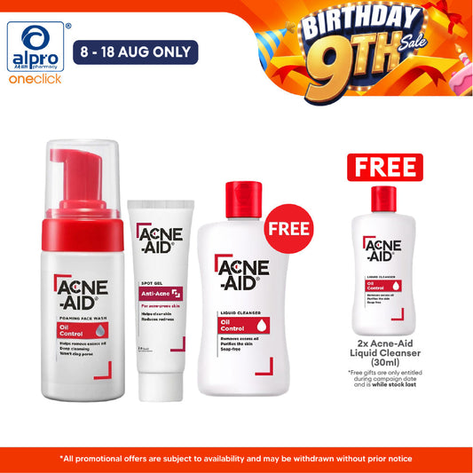 Acne-Aid Acne Recovery Package | Oil Skin Acne-Aid