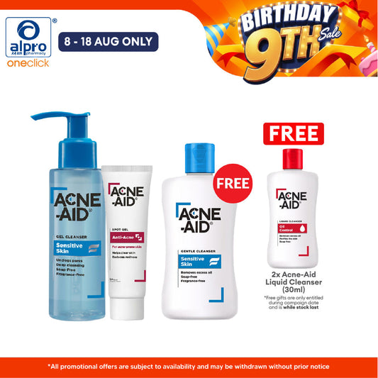 Acne-Aid Acne Recovery Package | Sensitive Skin Acne-Aid