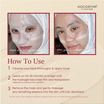 Kocostar a.m. Sunday Happy | Hydrogel Mask Kocostar