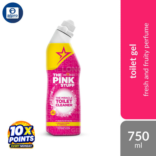 The Pink Stuff Toilet Gel 750mL | Sparkling Foam Cleaning Action The Pink Stuff