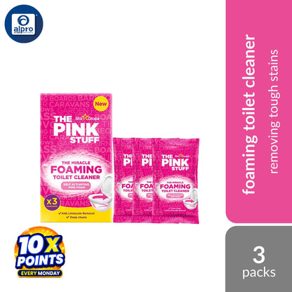 The Pink Stuff Foaming Toilet Cleaner 3s | Deep Clean Your Toilet Bowl The Pink Stuff