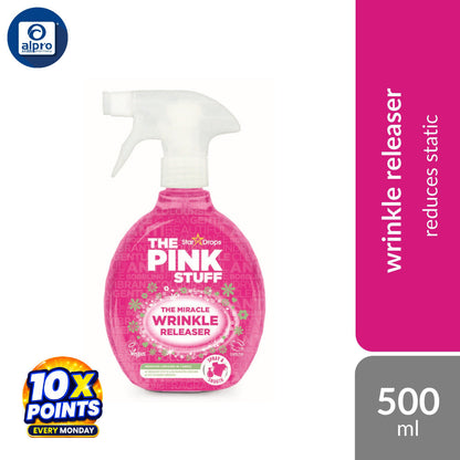 The Pink Stuff Wrinkle Releaser 500mL | Smooths Out Wrinkles Without Ironing! The Pink Stuff