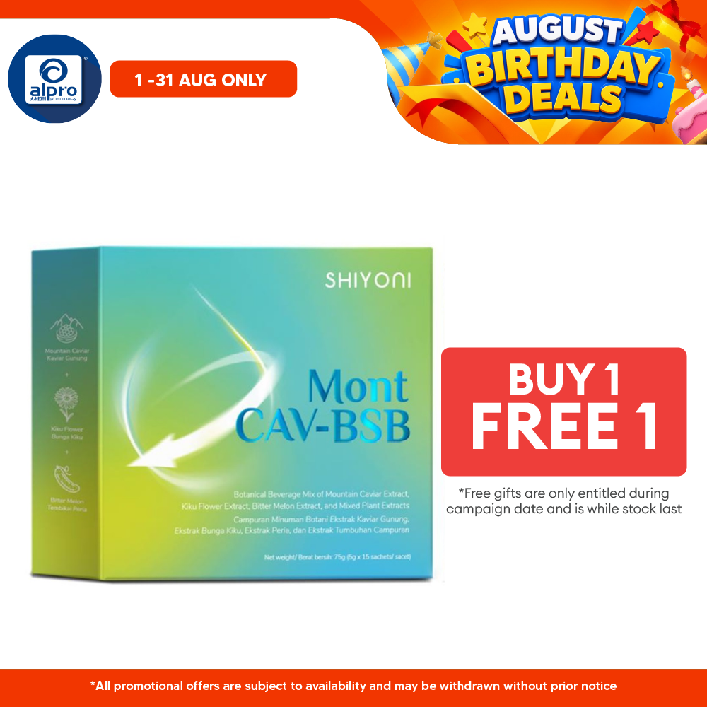 Shiyoni Mont CAV-BSB Botanical Extract Beverage 5g ×15s | Daily Metabolism Support Drink Shiyoni