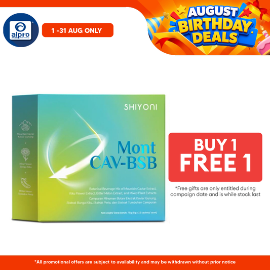 Shiyoni Mont CAV-BSB Botanical Extract Beverage 5g ×15s | Daily Metabolism Support Drink Shiyoni