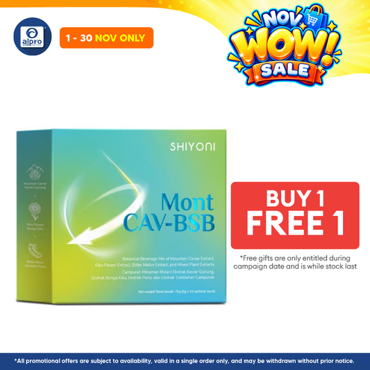 Shiyoni Mont CAV-BSB Botanical Extract Beverage 5g ×15s | Daily Metabolism Support Drink