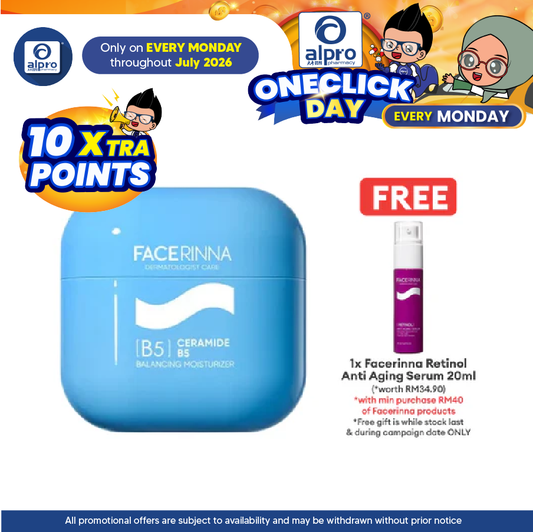 [Group Buy Delivery Starts: 3/8/2026] Facerinna Ceramide B5 Balancing Moisturizer 30g | Deep Hydration & Locks Moisture Group Buy