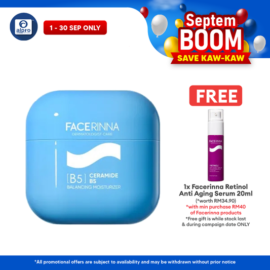 Facerinna Ceramide B5 Balancing Moisturizer 30g | Deep Hydration & Locks Moisture Facerinna