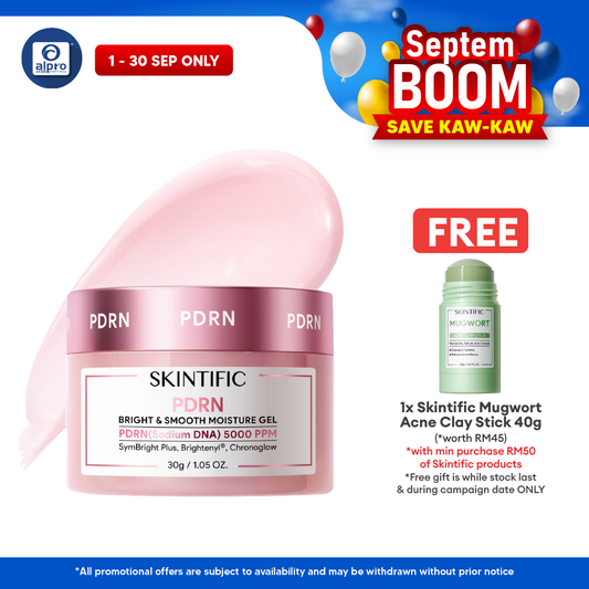 Skintific Rose PDRN Bright & Smooth Moisturiser 30g | Instant Hydration & Plump Skin Skintific